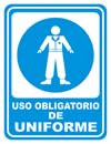 GS-520 SEÑALAMIENTO DE USO OBLIGATORIO DE UNIFORME CABALLERO